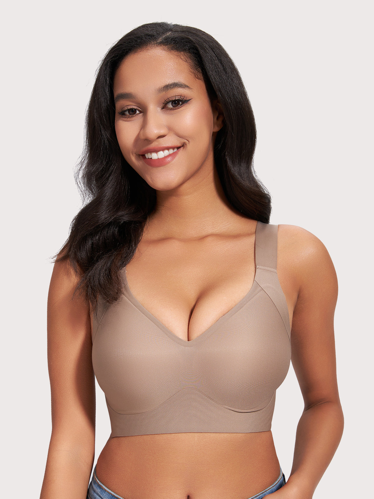 "Feel like not wearing one" Seamless Full Coverage Padded Wireless Bra