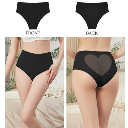 Pack de braguitas de bikini de talle alto sin costuras y con aberturas para mujer 