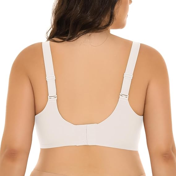 Wireless Seamless V Neck Bras for Women Plus Size Smooth Bralettes