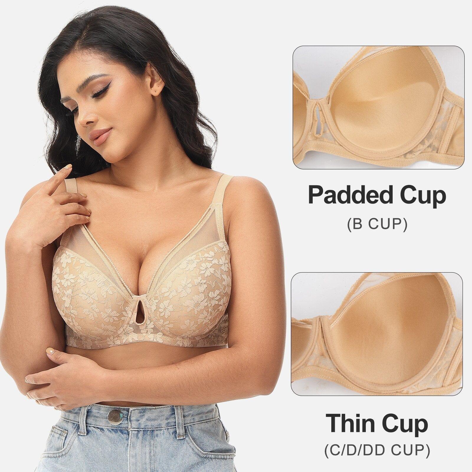 Add one Cup" Lace Push Up Bras Underwire Padded Sexy Brassiere WANAFREE Add one Cup" Lace Push Up Bras Underwire Padded Sexy Brassiere WANAFREE