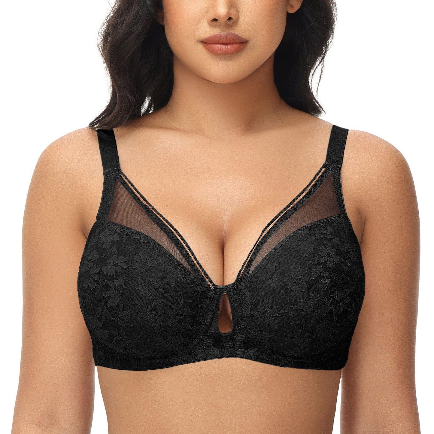 "Add one Cup" Lace Push Up Bras Underwire Padded Sexy Brassiere